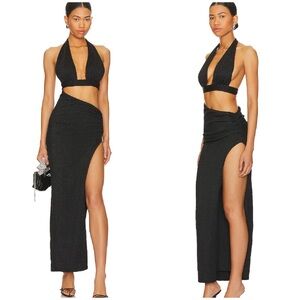 superdown Black Maxi Dress
